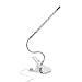 Produktbild RQINW Schreibtischlampe, Dimmbare Augenpflege, Leselichtklemme, Farbwechsel, Schwanenhals 8W Clip On-Licht Für Bett-LED-Tischleuchte (Weiß)