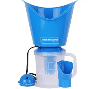 Asbob 3 In 1 Steam Vaporizer, Nose Steamer, Cough Steamer, Nozzle Inhaler & Nose vaporizer machine for cold and cough (Blue)(Cord Length - 1 Meter)