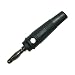 Produktbild Bananenstecker Laborstecker Stecker 4mm schwarz (0282)