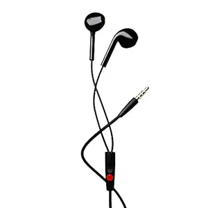 boAt Bassheads 105 in-Ear Wired Headset(Black)