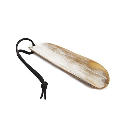 Abbeyhorn Plano Calzador en 4"y 8" Largos - Hueso, 4 UK