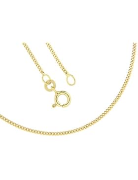 14 Karat 585 Gold Feine Panzerkette Gelbgold Kette – Breite 0.90 mm - Länge wählbar