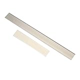 Cortador de arcilla de acero inoxidable. Fabricados con acero inoxidable delgado y flexible, los raspadores de acero son excelentes para alisar, dar forma y terminar. La composición de acero inoxidable ayuda a resistir la oxidación.