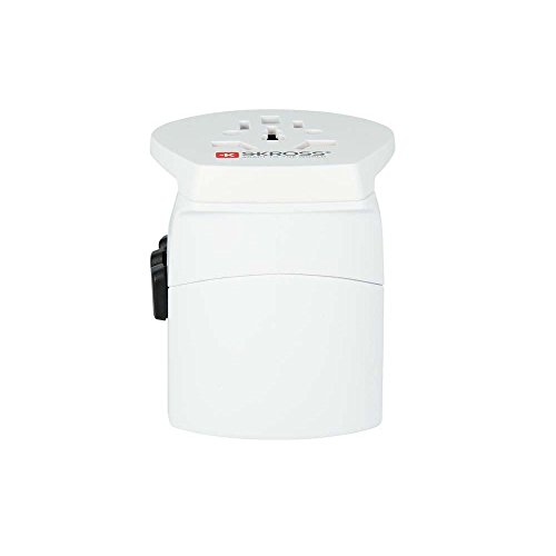 SKROSS PRO Light – World: 3-Pol-Reiseadapter mit patentiertem Länderschiebersystem für Reisen von und in über 200 Länder (USA, UK, Australien, China, …) - 2