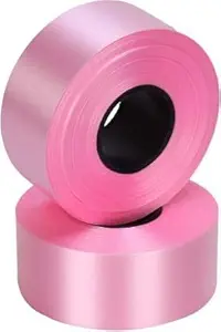 GrabSmart Beautiful Pink Curly Ribbon Roll DIY for Gift Wrapping, Christmas, Birthday Party Decorations (Set of 4)