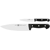 Zwilling Twin Chef 2 Bı&ccedil;ak Set, Paslanmaz &Ccedil;elik, Siyah