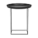 Produktbild NORR 11 Duke Small Beistelltisch Ø 45cm, schwarz Tischplatte abnehmbar H: 52cm