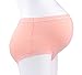 WANGSAURA Pregnant Women's Underwear Panties Model Lace Soft Smooth Cozy Maternity Briefs Knickers (Waist70-128cm/27.56"-50.39", shrimp pink)