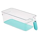 AmazonBasics Bacs avec poignée pour réfrigérateur Petit Lot de 2