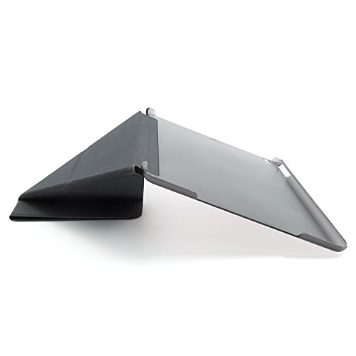 Energmix Hardcase mit Standfunktion Cover Hülle für iPad Air Backcover klappbar "Triangle" Dreieck Schwarz