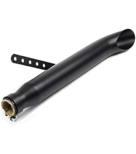 Silencieux Moto Universel Slip-On - Acier Inox Argent 38/40/42mm Pour Café Racer & Custom