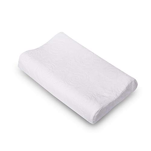 ZONMAI - Cojín para niños de látex viscoelástico, Lavable e hipoalergénico para niños, con Pit Anti-presión de Cuello