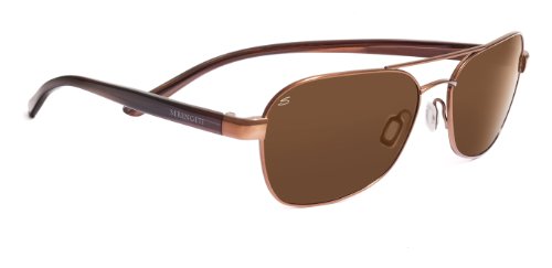 Preisvergleich Produktbild Serengeti Volterra Sonnenbrille, Gläser: Polarized Drivers, braun