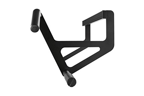 HOLD STRONG Fitness Klimmzugstange zum Einhängen in den Türrahmen (innovativ, vollverschweißt, kein quietschen, kein Wackeln, belastbar bis 150 kg) mit Sicherungshalterungen (Schwarz) - 3