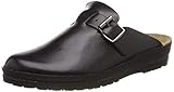 rohde schuhe pantoletten herren Gepolsterte Lederdecksohle Rohde Herren Neustadt-H Clogs, Schwarz 90, 42 EU
