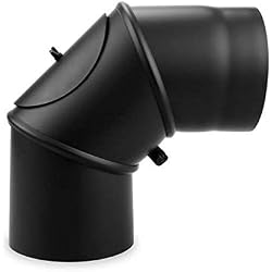 Ø 180 mm Coude 0 - 90 ° pivotant - Noir