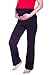 JANDAZ® MATERNITY COTTON TRACKSUIT BOTTOMS AND HOODIE BUY TOGETHER OR SEPARATELY (L/XL, Trousers-Brown)