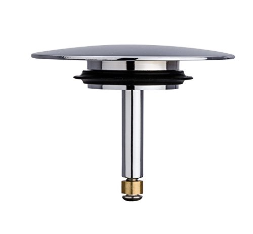 Wenko 21849100 Badewannenstöpsel Pluggy XXL Abfluss-Stopfen, für alle handelsüblichen Abflüsse, Messing, 7,5 x 6 x 7,5 cm, chrom - 2