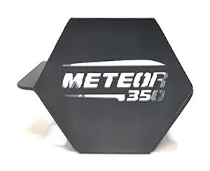 TRP TRADERS Stainless Steel Rear Brake Oil Container Guard for Royal Enfield Meteor (Black)