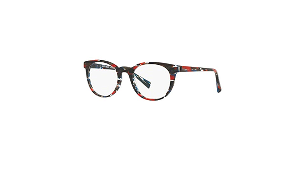 Montatura Occhiali da Vista Uomo Alain Mikli 3063 002 Rosso Blu Nero Round  Tondi : Amazon.de: Clothing