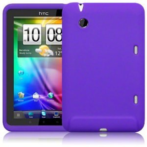 Preisvergleich Produktbild Silicone Case for HTC Flyer (Purple)