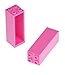 Strictly Briks Premium Pink Stackable Base Plates - 4 Pack 6" X 6" Baseplate Bundle With 30 Pink Bonus Building Bricks - Tower Construction