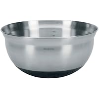 Brabantia 363863 - Cuenco, 3 l, acero mate, base color negro