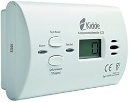 KIDDE CO-Alarm X10-D mit Display Kohlenmonoxidmelder, wei&szlig;, 13775