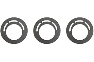 Dekafire 3 Sparplatten aus Edelstahl 83 mm für Bio Ethanol Brennstoffdosen