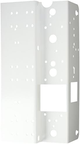 White Steel Bracket for RO Booster Pump Filter System - 3 Canister