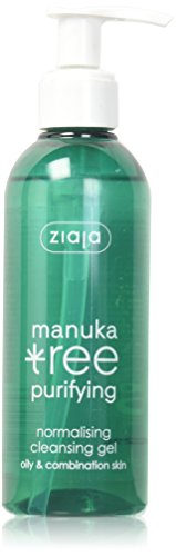 Gel normalizador de lavado Ziaja, limpiador con extracto de árbol de manuka, 200 ml, 00208
