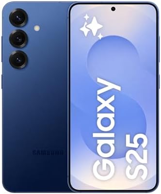 Samsung Galaxy S25 Smartphone AI, 3 anni di Garanzia del produttore, Display 6.2'' FHD+ Dynamic AMOLED 2X, Fotocamera 50MP, RAM 12GB, 256GB, 4.000 mAh, Navy [Versione italiana]