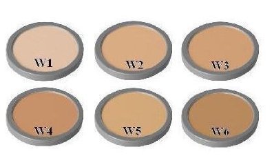 Grimas base trucco professionale in box rotondo,2W