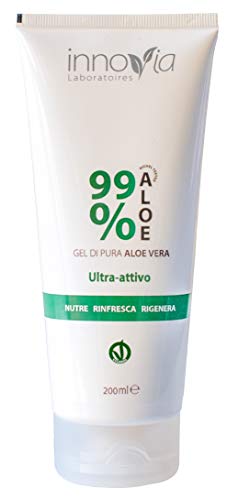 Gel di Pura Aloe Vera proveniente da cultura Biologica Certificata - 200 ml - Nutriente, Rinfrescante e Rigenerante - MADE IN ITALY