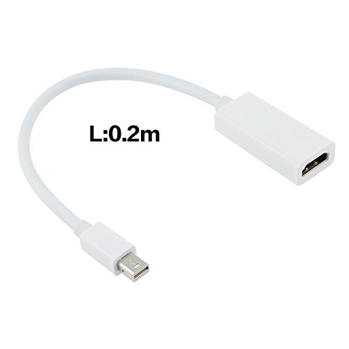 COWEEN Mini DisplayPort zu HDMI Adapter Kabel 1080P Mini DP auf HDMI Cable Unterstützung Thunderbolt Plug & Play HDMI Konverter - 4