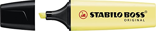 comprare on line Stabilo Boss Original Pastel Evidenziatore Giallo - Confezione da 10 prezzo