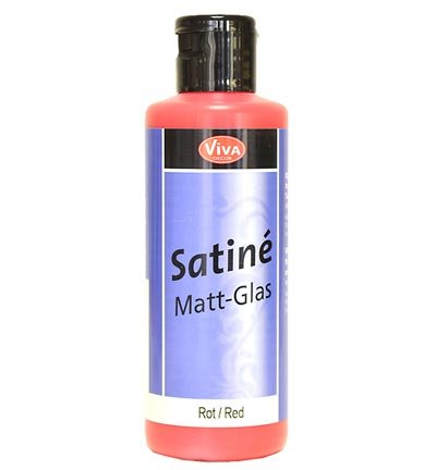 Viva Decor - "VIVA" Matt Glas 82ml - Rot