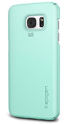 Spigen Samsung Galaxy S7 Edge Coque, Spigen® [Thin Fit] passgenaues [Menthe] Premium Coque PC Coque/Étui fin Housse/étui pour Samsung S7 Edge Case, Samsung S7 Edge Cover – Menthe (555cs20031)