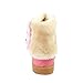 Femizee Baby Girls Infant Toddler Winter Fur Shoes Rabbit Snow Boots Pink 12-15 Months