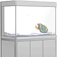 sb little Sky Blue White Gradient Aquarium Background Sticker, HD Printing Simple Wallpaper Fish Tank Backdrop Decorations PVC Poster (Various Sizes) (15.7x23.6 (40x60cm)