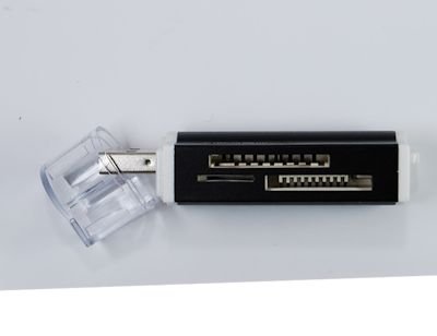 Micro SD SDHC Speicherkarten Lesegerät / Kartenleser USB 1.0 /2.0 / 3.0 bis 32 GB in Schwarz - 3