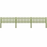 cercas para jardinTamano del panel de la valla (cada uno): 170 x 60 cm (longitud x altura)