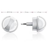 CSL – 360° LED Nachtlicht / Orientierungslicht | inkl. drehbaren 360° LED-Aufsatz | integrierter Helligkeits-/Dämmerungssensor | stromsparend | Euro-Stecker | Energieeffizienz-Klasse A+ - 3