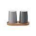Produktbild Stelton x-215-5 Emma Salz und Pfefferstreuer, Steinzeug Breite/Durchmesser, grau, 13.5 x 7.5 x 9.5 cm