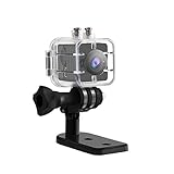 Lieferumfang: 1 x Funkprofi SQ12 mini Kamera, 1 x USB Kabel, 1 x wasserdichte Schale, 1 x Kamerahalterung, 1 x Anleitung.