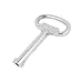 Produktbild Deanyi Schaltschrank Schlüssel Metall Schaltschrank Meter Box Sicherheits Key Silber Ton Gebrauchsgegenstände