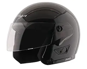 Vega Cruiser Open Face Helmet (Black, M)