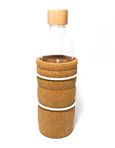 Lagoena Water Bottle with Design in White Lagoena Water Bottle with Design in White