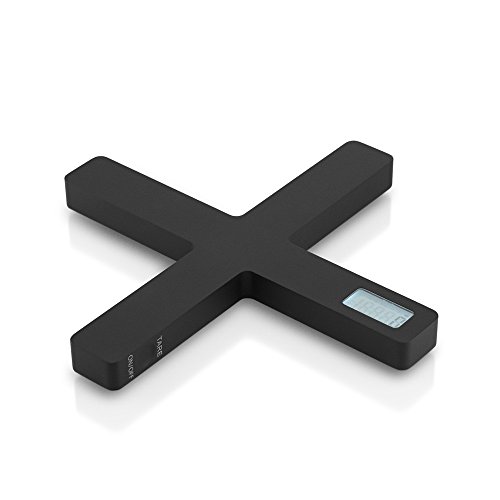 Eva Solo 568957 Digitale Küchenwaage, Länge 22 cm, Schwarz