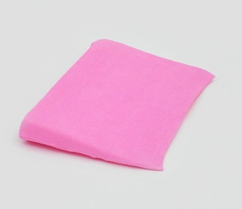 Baby WEDGE CUSHION COVER, PILLOWCASE approx. 38x60cm, to fit cot bed, nursery (colour: pink)